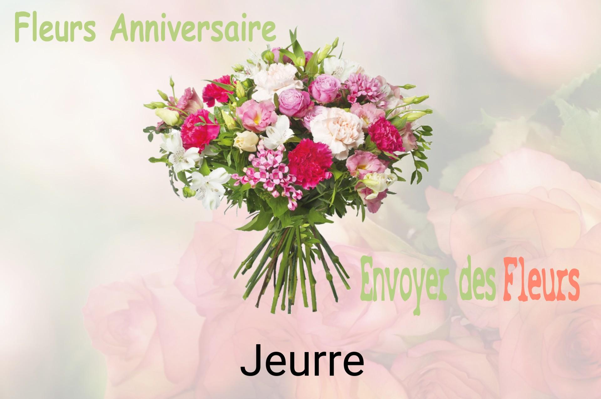 Bouquet de fleurs d’anniversaire livré à Jeurre