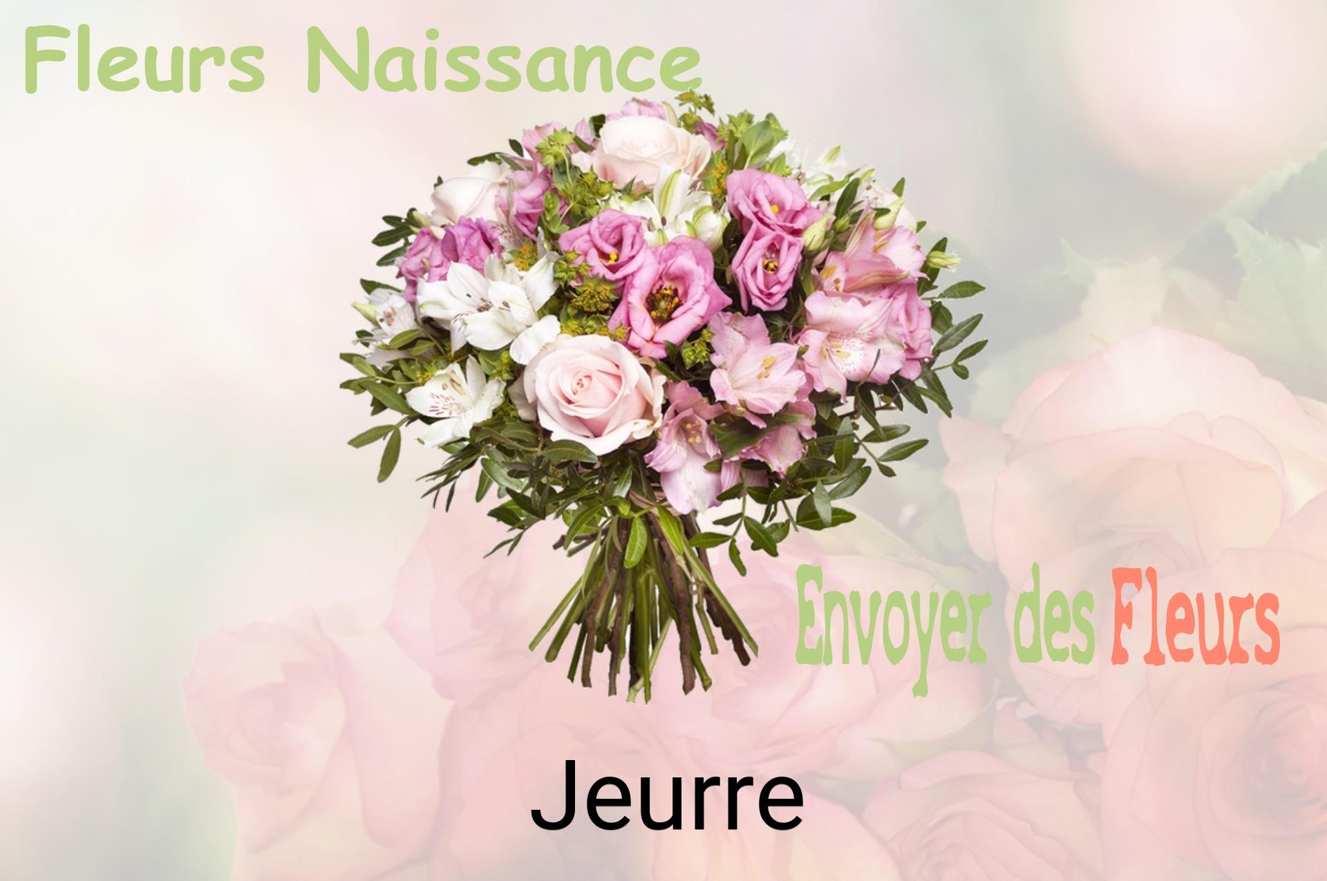 Bouquet de fleurs de naissance livré à Jeurre